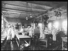 Hermetikkavdelingen der det jobbet mest kvinner