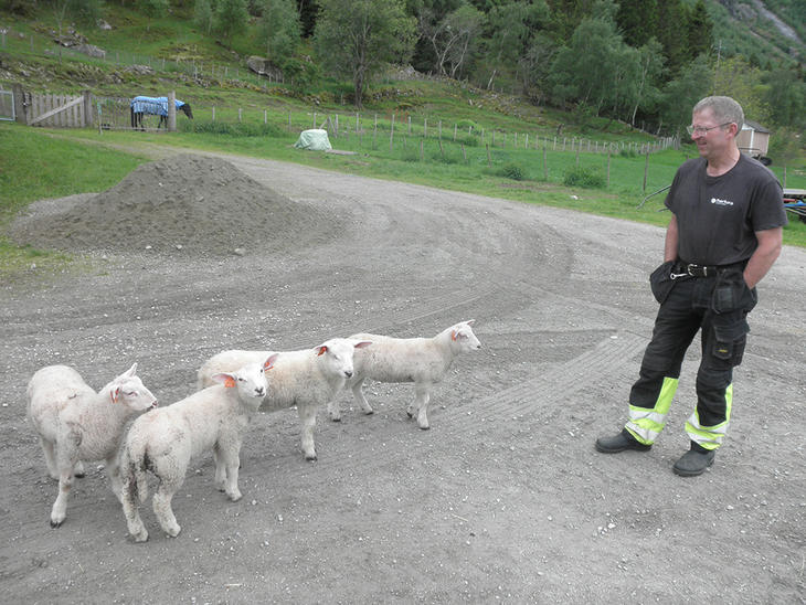 Hos Gunnar og Torill Lægreid, Eidfjord i Hardanger