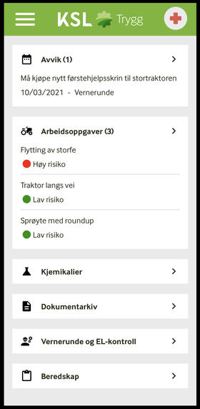 KSL Trygg skjermbilde