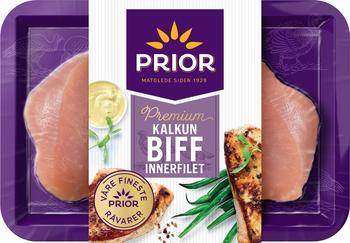 PRIOR Kalkunbiff innerfilet 300g. 