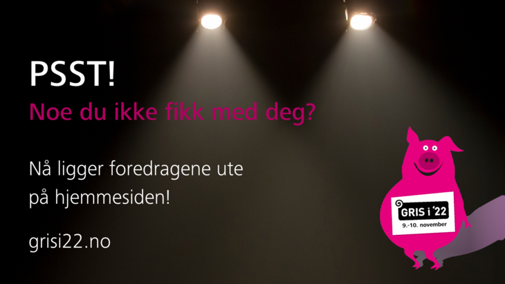Her kan du se de foredragene du ikke fikk med deg!