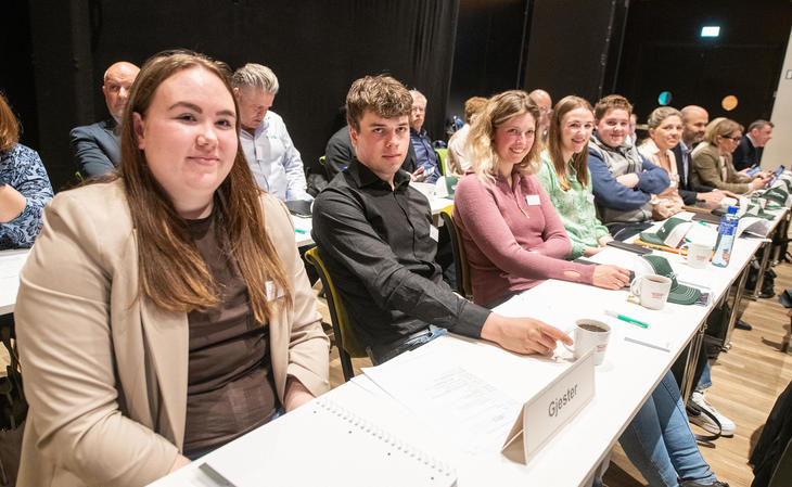 Ungdomsutvalget på Årsmøtet. Foto: Håvard Simonsen, Faktotum