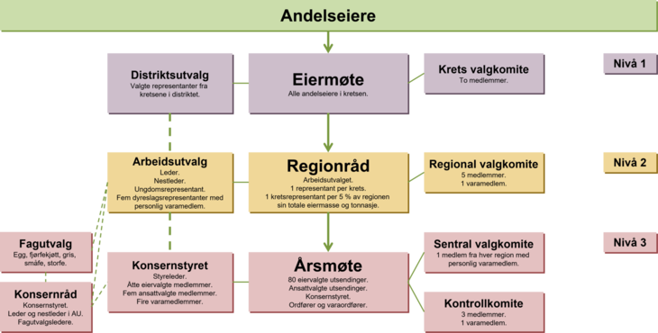 Organisasjonskart ny eiermodell