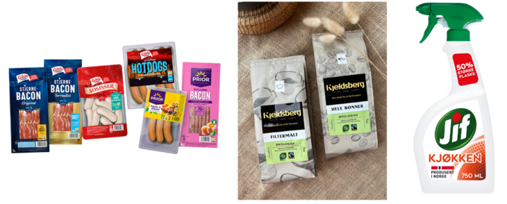NOMINERT: Nortura, Kjeldsberg Kaffe/Rema 1000 og Orkla HPC